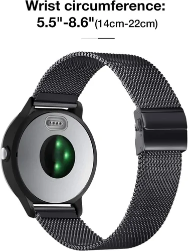 Vista 3 de Correa de reloj para Garmin Vivoactive 3/3 Music, compatible con Garmin Forerunner 245/645 Music