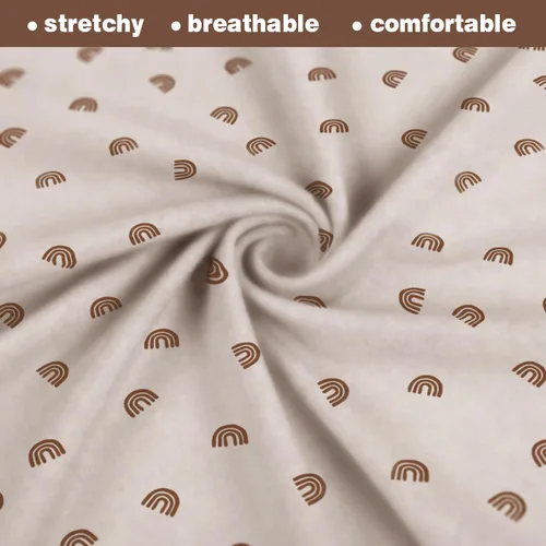 Vista 6 de Paquete de 2 fundas de almohada de lactancia, funda de almohada neutra para lactancia materna que se adapta a almohadas de lactancia de 22.5 x 18