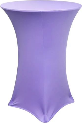 Vista 30 de Mantel de 30 pulgadas para mesa redonda, funda para mesa, Negro