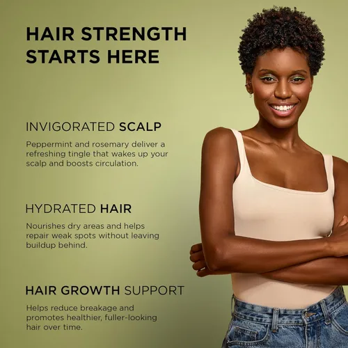 Vista 2 de African Pride Feel It Formula Aceite Fortalecedor para el Cabello – Aceite para el Cabello con Romero, Menta y Salvia – Hidrata el Cabello, Ayuda a