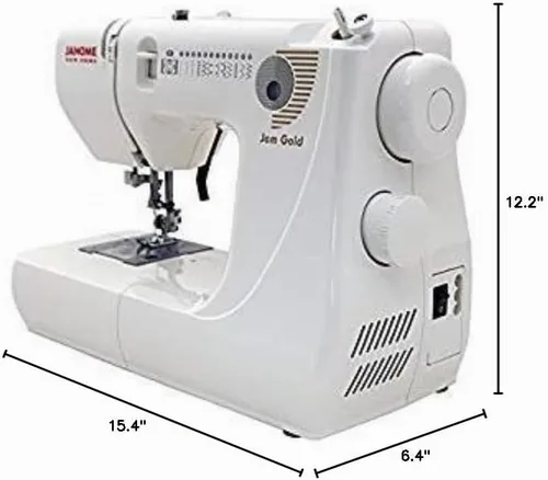 Vista 3 de Janome Jem Gold 660 - Máquina de coser con kit de 3 piezas