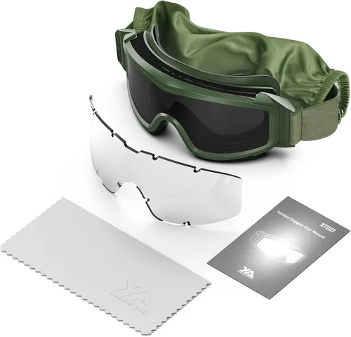 Vista 8 de xaegistac gafas tácticas de Airsoft antivaho, gafas militares de seguridad balísticas para tiro y caza