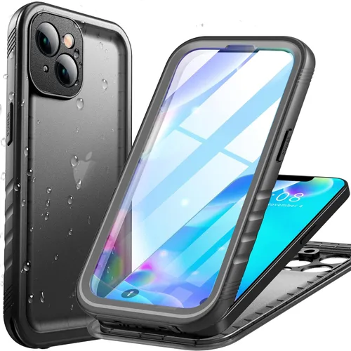 Vista 40 de Cozycase Compatible con funda impermeable para iPhone 11, protector de pantalla incorporado, cubierta de parachoques resistente de cuerpo completo