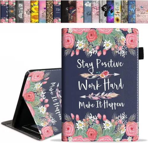 Vista 12 de Funda para tablet Fire HD 10/Fire HD 10 Plus de 10.1 pulgadas (11ª generación, lanzada en 2021) – Funda de piel sintética de alta calidad