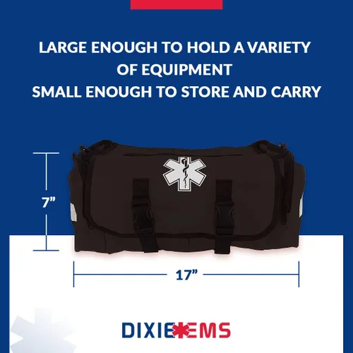 Vista 5 de Dixigear Bolsa de primeros auxilios para primeros respondientes con reflectores - Negro