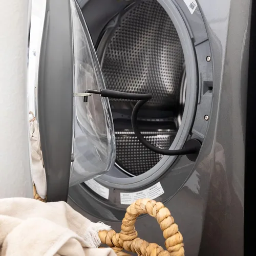 Vista 3 de MYMOON HOME - Accesorio para puerta de lavadora de carga frontal con ventosa flexible y accesorio magnético, mejora la circulación del aire