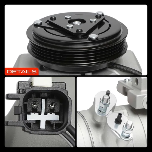 Vista 9 de A-Premium Compresor de aire acondicionado con embrague compatible con Ford F-150 2011-2014, Expedition 2015-2019 Transit-150 250 350 HD y Lincoln