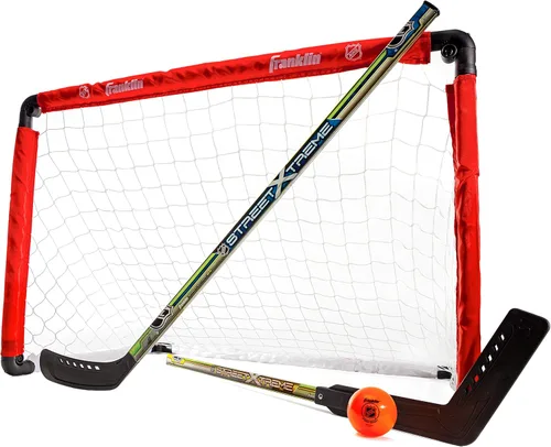 Franklin Sports Set de Portería y 2 Palos de la NHL