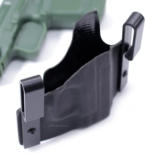 Vista 7 de Clips para cinturón de funda estilo gota (con accesorios de montaje) - (diseño de Estados Unidos) - (paquete de 2) - para hacer fundas y pasatiempos