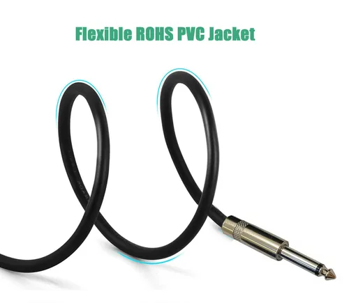 Vista 3 de Cables de altavoz TS profesionales de calibre 12 de 14 a 14 pulgadas - Cables de altavoz DJPA de 12 AWG de 10 pies, cables de audio