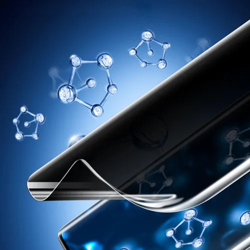 Vista 5 de LOOKSEVEN Paquete de 2 protectores de pantalla de hidrogel de privacidad para iPhone 11, película protectora de TPU suave de alta sensibilidad