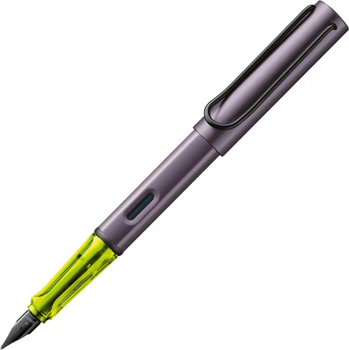 LAMY AL-star aubergine - Pluma estilográfica con empuñadura ergonómica y plumín de acero pulido en tamaño M - cuerpo ligero de aluminio - incluye