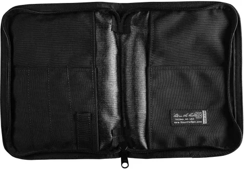 Vista 8 de Rite In The Rain Tela Cordura® resistente a la intemperie, cubierta de carpeta de anillos de 1/2 pulgada, 6.75 x 8.875 pulgadas, cubierta negra