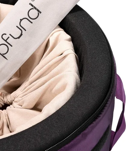 Vista 9 de TOPFUND Chakra de raíz de cuenco de cristal con nota C de 432 Hz de 8 pulgadas con estuche de transporte resistente y mazo de cuenco para cantar