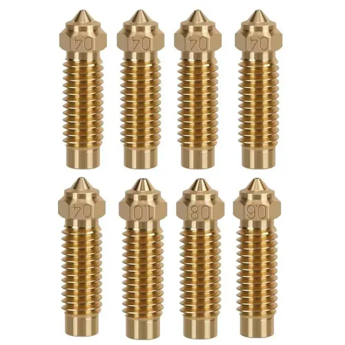 Vista 8 de para FLASHFORGE AD5X Kit de extrusor ensamblado de boquilla Hotend de 0.25mm para impresora 3D mejorada - Extremo caliente todo metálico/reemplazo