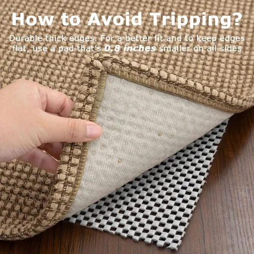 Vista 5 de KOZYFLY - Tapetes de pasillo bohemios, lavables, con respaldo de goma antideslizante, de algodón, para interiores, puerta trasera, habitación