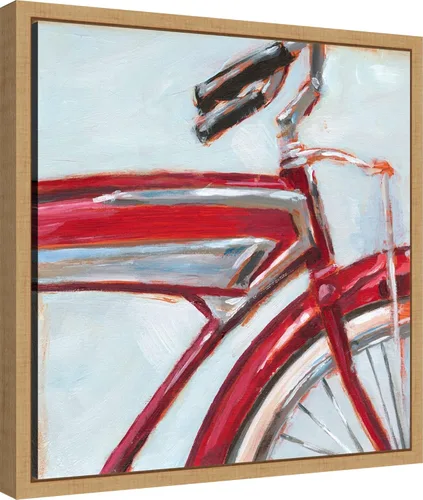 Vista 27 de Amanti Art Framed Canvas Wall Art 16x16 Retro Cycle I by Ethan Harper, Framed Wall Art Canvas, Abstract Artwork, Traditional Decor, Small Poster