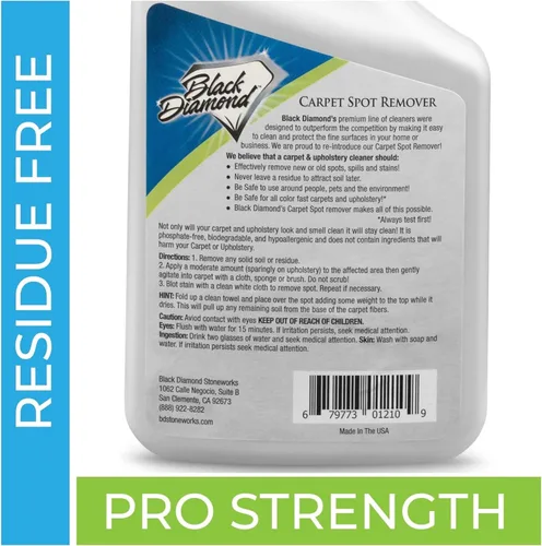 Vista 3 de Black Diamond Stoneworks Limpiador de alfombras y tapicerías: este spray removedor de manchas y manchas de acción rápida también funciona muy bien