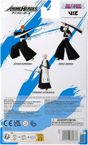 Vista 4 de Bandai - Anime Heroes - Bleach - Figura de héroes de anime 6.7 in - Hitsugaya Toshiro - 36973 Multicolor