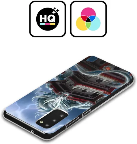 Vista 40 de Head Case Designs Officially Licensed Anne Stokes God's Hammer Guardian Dragons Gel Case [Military Grade Protection] Compatible with Samsung Galaxy