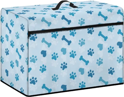 Vista 32 de Funda para máquina de coser de flores hippie grande, cubierta antipolvo, protección de fácil limpieza para máquina de coser, resistente a