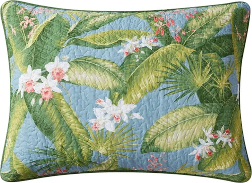 Vista 8 de Tommy Bahama - Juego de edredón tamaño individual, juego de ropa de cama de algodón suave y reversible, ligero para uso durante todo el año, 2
