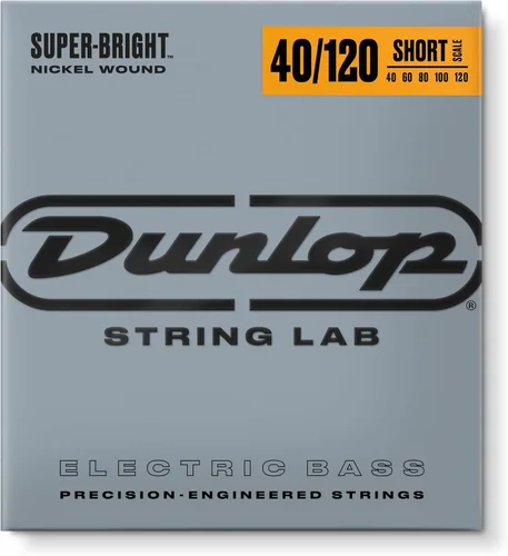 Vista 8 de Jim Dunlop Cuerdas de bajo a escala media súper brillante de níquel para heridas 40-100