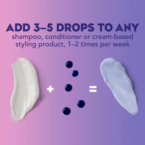 Vista 5 de OGX Impecca-Blonde Purple Toning Drops for Blonde Enhance, 4 fl oz