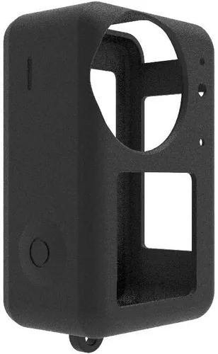 Vista 5 de Compatible with DJI Action 3 Anti-Scratch Camera Silicone Case Protective Case Silicone Case for DJI Action 3 Anti-Scratch Camera Accessories Blue