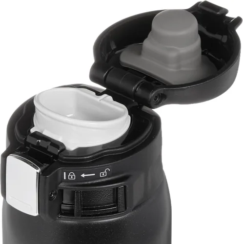 Vista 4 de Zojirushi - Taza de acero inoxidable, 16 onzas, negro mate