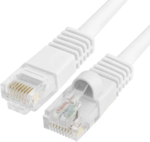 Vista 32 de Cmple - Cable Ethernet Cat5e de 1.5 pies, Cable Patch Ethernet UTP Cat 5e de 350 MHz, Cable LAN de red de 1 Gbps, conectores RJ45, compatible
