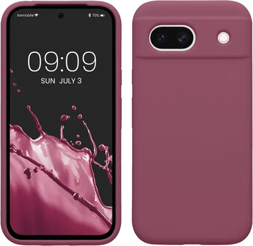 Vista 32 de kwmobile Funda Compatible con Google Pixel 6 Pro - Funda de Teléfono de Silicona TPU con Acabado Suave - Azul Caribe