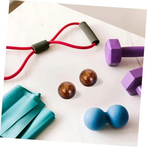 Vista 6 de Bola de masaje de mano Bolas de salud chinas Bola de masaje de tejido profundo para terapia de ejercicio de mano muscular, 2 piezas