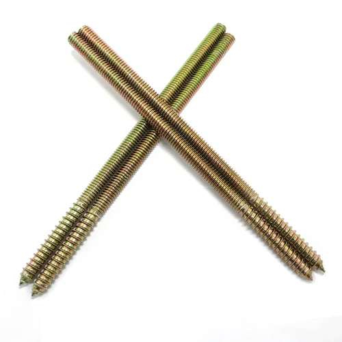 Vista 4 de 8 pernos de suspensión de 5/16-18 x 7 pulgadas, pernos de doble cabeza, tornillos autorroscantes en pulgadas para muebles