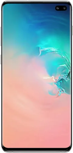 Vista 2 de Samsung Galaxy S10 + Plus 128 GB + 8 GB RAM SM-G975F/DS doble SIM, 6.4" LTE desbloqueado de fábrica, smartphone, modelo internacional (blanco prisma)