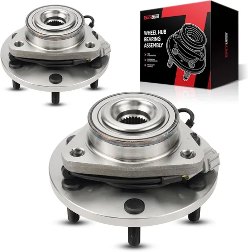 Vista 48 de Conjunto de cojinetes de buje de rueda delantera Torchbeam 513347 para Mazda CX-5 2013-2022, 2014-2021 Mazda 6 Rodamiento de rueda de 5 lengüetas