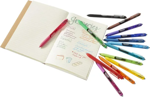 Vista 9 de Paper Mate InkJoy - Bolígrafos de gel, punta fina, color negro, 4