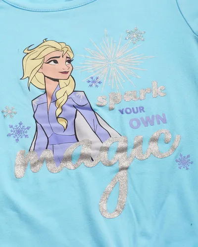 Vista 3 de Disney Camiseta de manga corta con estampado de Frozen Bold and Brave para niña