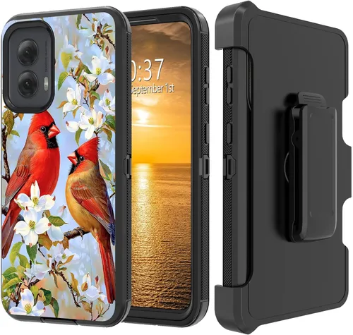 Vista 164 de Funda para Moto G Stylus 5G 2023 con funda de clip para cinturón y soporte, resistente de doble capa, resistente a prueba de golpes, para Motorola