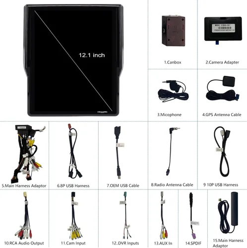 Vista 7 de LINKSWELL - Reemplazo de radio Android estilo T de 12.1 ″ pantalla táctil para Dodge RAM con nuevo cuerpo 2019-2022 1500/2500/3500