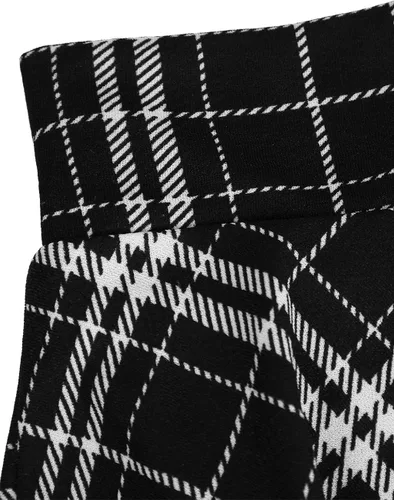 Vista 5 de DJT FASHION - Minifalda casual, plisada, acampanada y ajustada con shorts para mujer