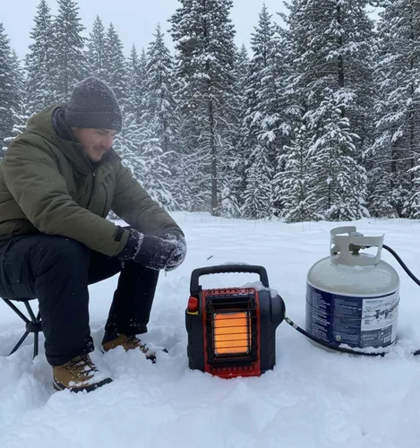 Vista 2 de CALPOSE Manguera adaptadora de propano de 3 pies, adaptador de 1 libra a 20 libras que convierte electrodomésticos de 1 libra en tanques de 5 a 40