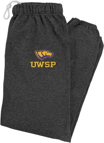 Vista 70 de LOGOVISION Pantalones deportivos para hombre con logotipo primario colegiado colección jaspeado carbón