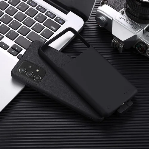 Vista 9 de Funda de batería para Samsung Galaxy A33 5G, Slim Power Bank Funda protectora portátil de carga de batería extendida Galaxy A33 5G con protector