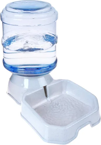 Estación dispensadora de agua para mascotas – 1 galón de agua de reposición para mascotas para perros, gatos, animales, fuente de agua por gravedad