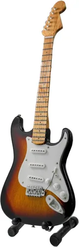 Vista 9 de Réplica de guitarra en miniatura. Regalo pequeño de madera para amantes de la música, 10 pulgadas