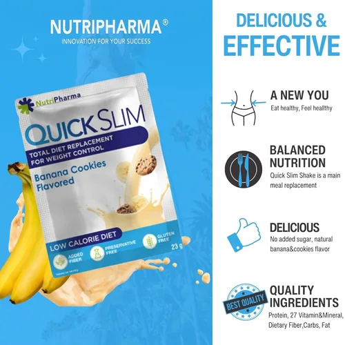 Vista 12 de Quick Slim - Batidos altos en proteínas para perder peso, 30 porciones, reemplazo completo de comida, batidos dietéticos para mujeres y hombres