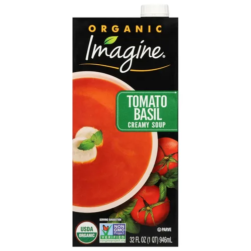 Vista 11 de Imagine Sopa Cremosa de Calabaza de Mantequilla con Bajo Contenido en Sodio Orgánica 32 oz