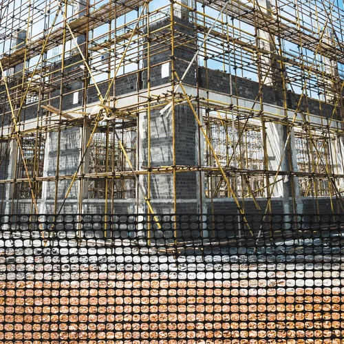 Vista 7 de Houseables Esgrima, Valla temporal, Valla de nieve, 4x100' pies, 10.55 lb/rollo, Esgrima de plástico negro, Red de ciervos, Rollo de malla