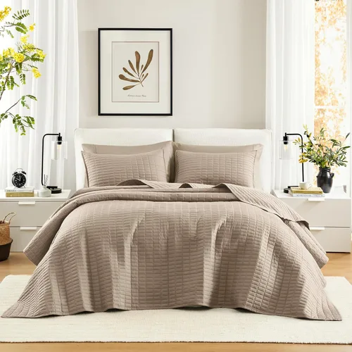 Vista 45 de Comfort Spaces Juego de Edredón Tamaño Individual Moderno Reversible con Diamantes Cubrecama Juego de Ropa de Cama Individual Acogedora Capa